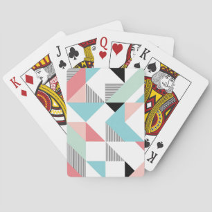 Baraja De Cartas Patrón geométrico moderno