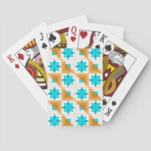 Baraja De Cartas Patrón geométrico multicolor