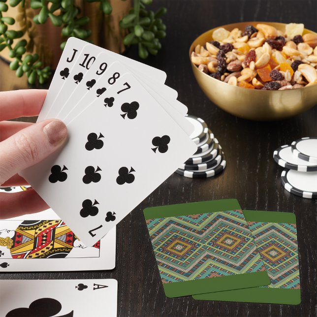 Baraja De Cartas Patrón geométrico tribal Boho Étnico Azteca (Subido por el creador)
