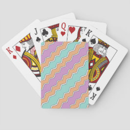 Baraja De Cartas Patrón geométrico ZigZag