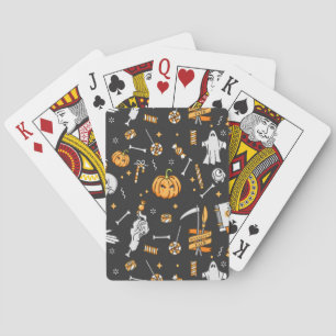 Baraja De Cartas Patrón Halloween 2
