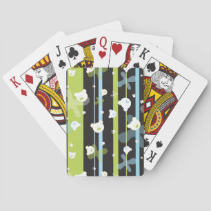 Baraja De Cartas Patrón lindo con osos pequeños