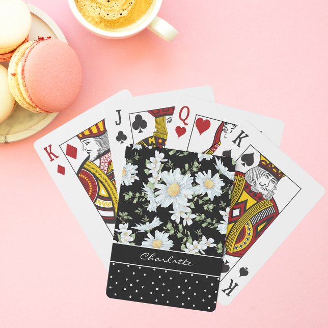 Baraja De Cartas Patrón moderno de punto floral de Moda Giral Perso (Subido por el creador)