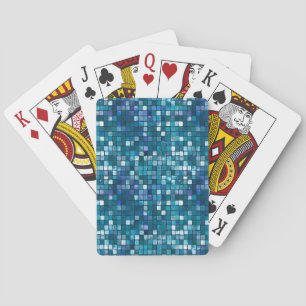 Baraja De Cartas Patrón moderno de textura de cuadrícula de las sec