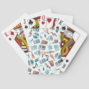 Baraja De Cartas Patrón musical