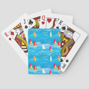 Baraja De Cartas Patrón Neon Yacht