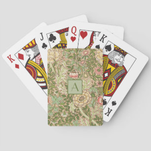 Baraja De Cartas Patrón Norwich de Diseño de William Morris
