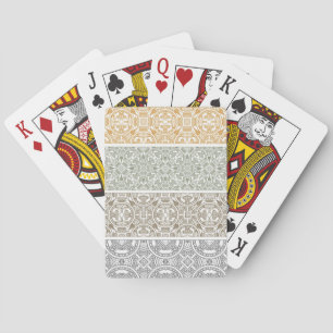 Baraja De Cartas Patrón ornamental