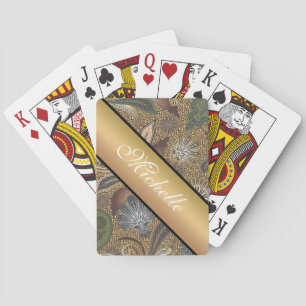 Baraja De Cartas Patrón Paisley de impresión animal