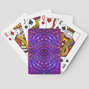 Baraja De Cartas Patrón psicodélico colorido
