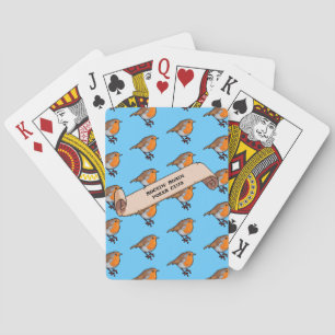 Baraja De Cartas Patrón retro Robin Rockin Robin Poker Club