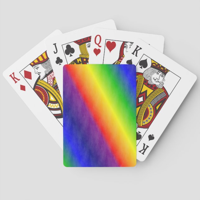 Baraja De Cartas Patrones arcoiris (Reverso)