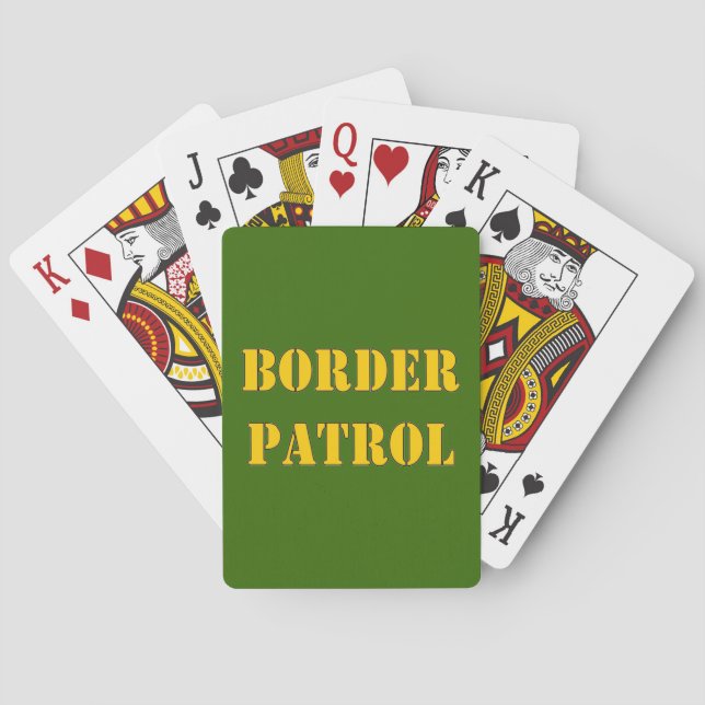 BARAJA DE CARTAS PATRULLA FRONTERIZA (Reverso)