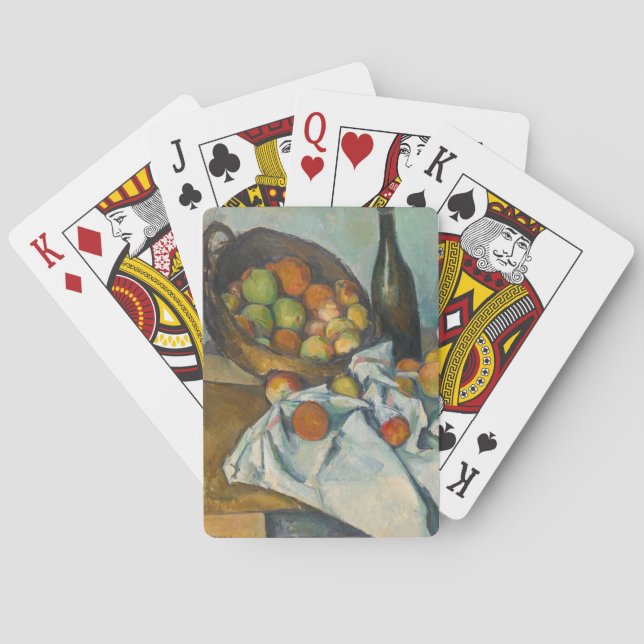 Baraja De Cartas Paul Cezanne - La canasta de manzanas (Reverso)