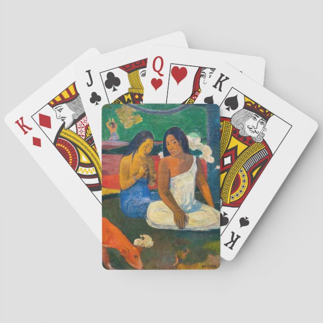 Baraja De Cartas Paul Gauguin - Arearea / El Perro Rojo (Reverso)
