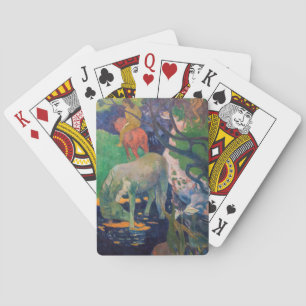 Baraja De Cartas Paul Gauguin - El caballo blanco