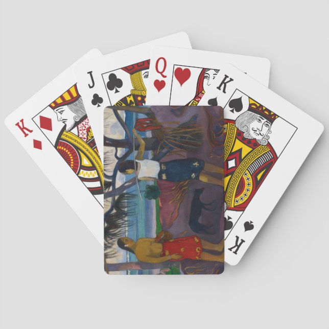 Baraja De Cartas Paul Gauguin el | debajo del Pandanus, 1891 (Reverso)