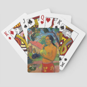 Baraja De Cartas Paul Gauguin - Mujer sosteniendo un fruto