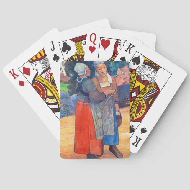 Baraja De Cartas Paul Gauguin - Paysannes Breton (Reverso)