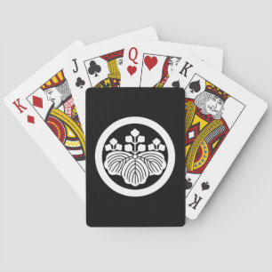 Baraja De Cartas Paulownia con 5&3 florecimiento en círculo