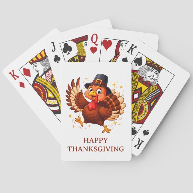 Baraja De Cartas Pavo Bailarín (Reverso)