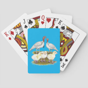 Baraja De Cartas Pavo Blanco Mini Familia