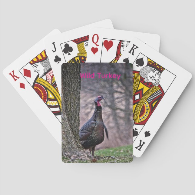 Baraja De Cartas Pavo silvestre (Reverso)