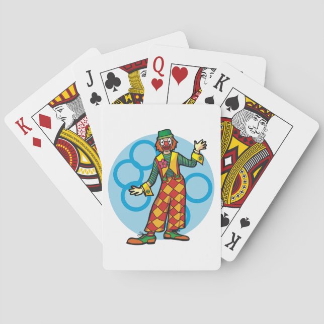Baraja De Cartas Payaso de Carnaval Clásico (Reverso)