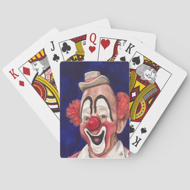 Baraja De Cartas Payaso principal Lou Jacobs (Reverso)