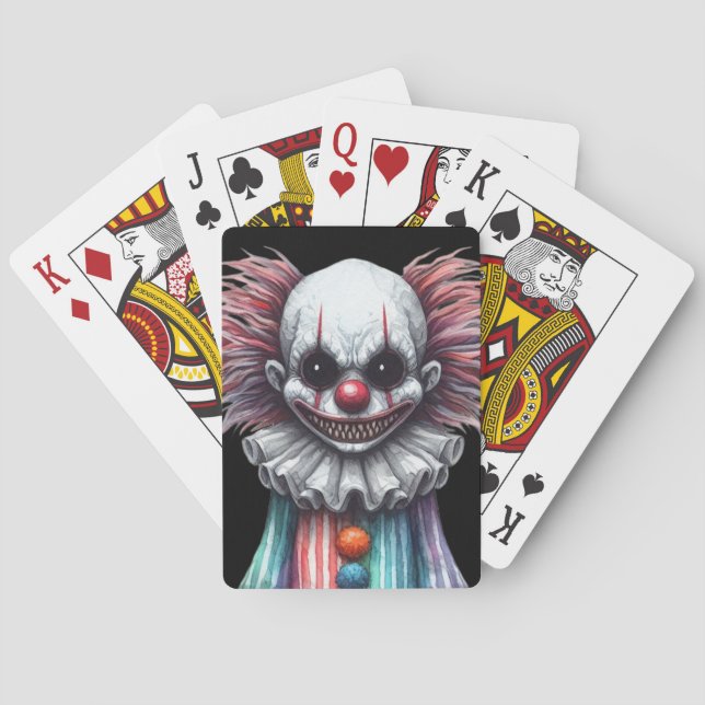 Baraja De Cartas Payaso Psicópata (Reverso)