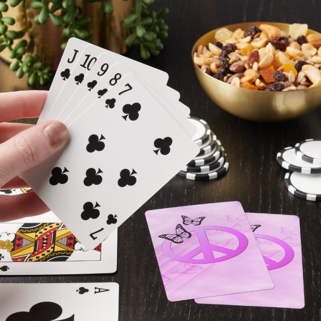 Baraja De Cartas Paz rosa (In Situ)