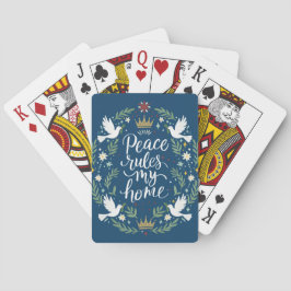 Baraja De Cartas Peace Rules My Home