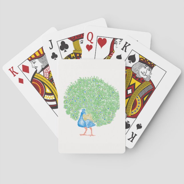 Baraja De Cartas Peacock (Reverso)