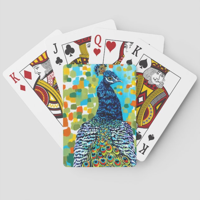 Baraja De Cartas Peacock II (Reverso)