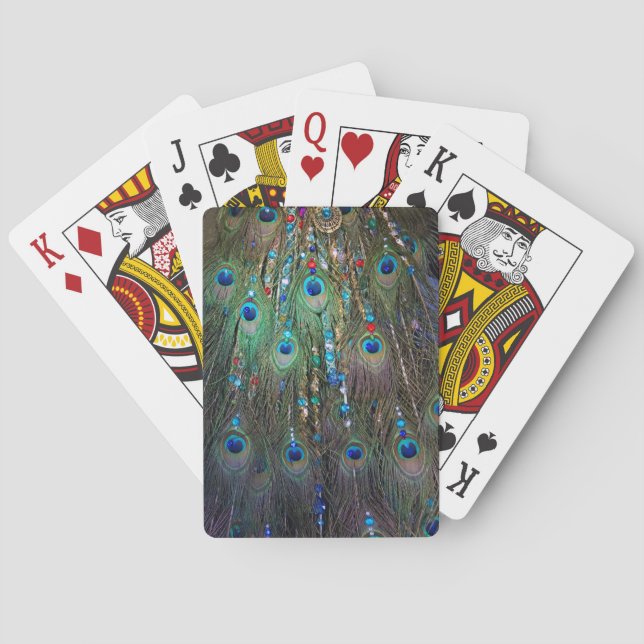 Baraja De Cartas Peacock Jewelery (Reverso)