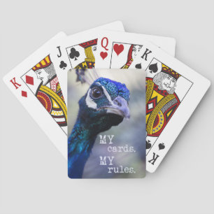 Baraja De Cartas Peacock "Mis Tarjetas, Mis Reglas"