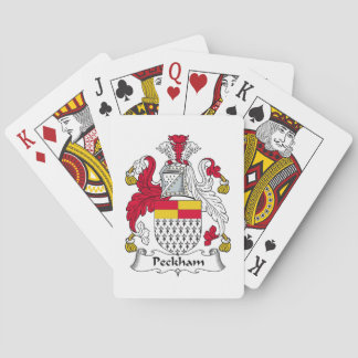 Baraja De Cartas Peckham Family Crest