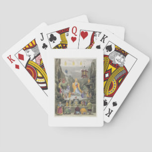 Baraja De Cartas Pedazo en "YUN el templo de Stzoo Stzee", tintín