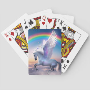 Baraja De Cartas Pegaso con Arcoíris