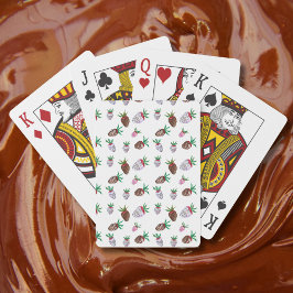Baraja De Cartas Pegatinas de Fresas Cubiertas de Chocolate con Acu