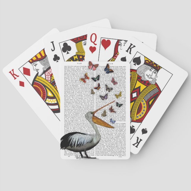 Baraja De Cartas Pelican & Butterflies (Reverso)