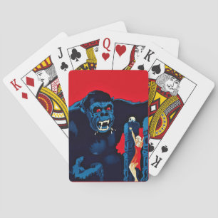 Baraja De Cartas Película icónica de impresión del monstruo gigante