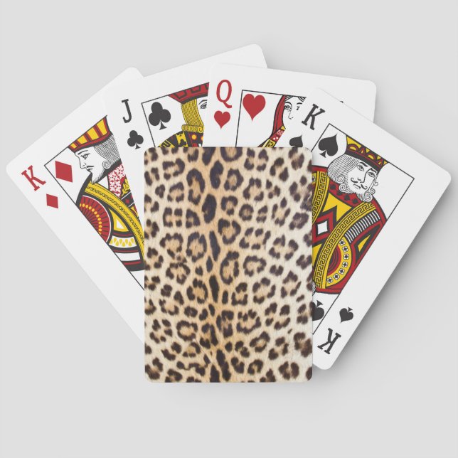 Baraja De Cartas Pelo del leopardo (Reverso)