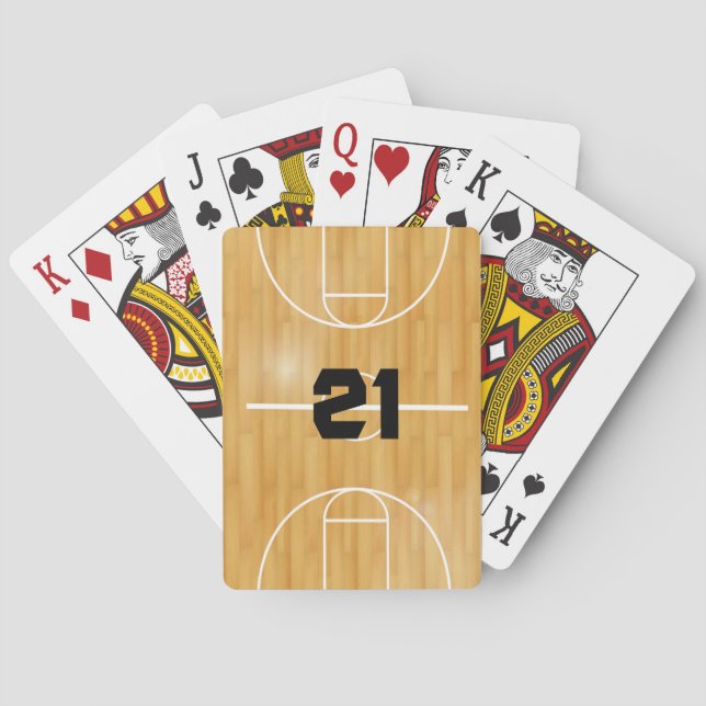 Baraja De Cartas Pelota de baloncesto (Reverso)