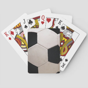 Baraja De Cartas Pelota de fútbol blanca y negra