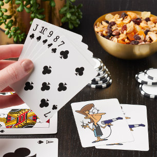 Baraja De Cartas Peluquero Con Tijeras
