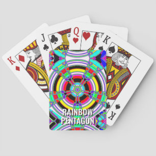 Baraja De Cartas PENTAGON DE ARRIBA ( puede cambiar las palabras )