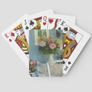 Baraja De Cartas Peonías Victorianas - Martha's Vineyard