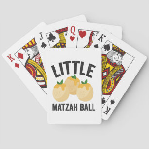 Baraja De Cartas Pequeña Bola de Matzá Divertido Regalo Judío de Ha