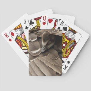 Baraja De Cartas Pequeño chismoso bajo el ala de mamá